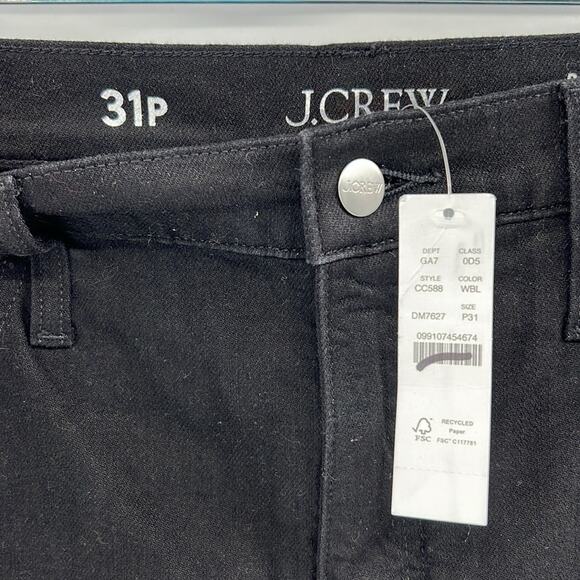 J. Crew Women's Petite slim-wide jean - Black - 31P - New with tags - Picture 4 of 9
